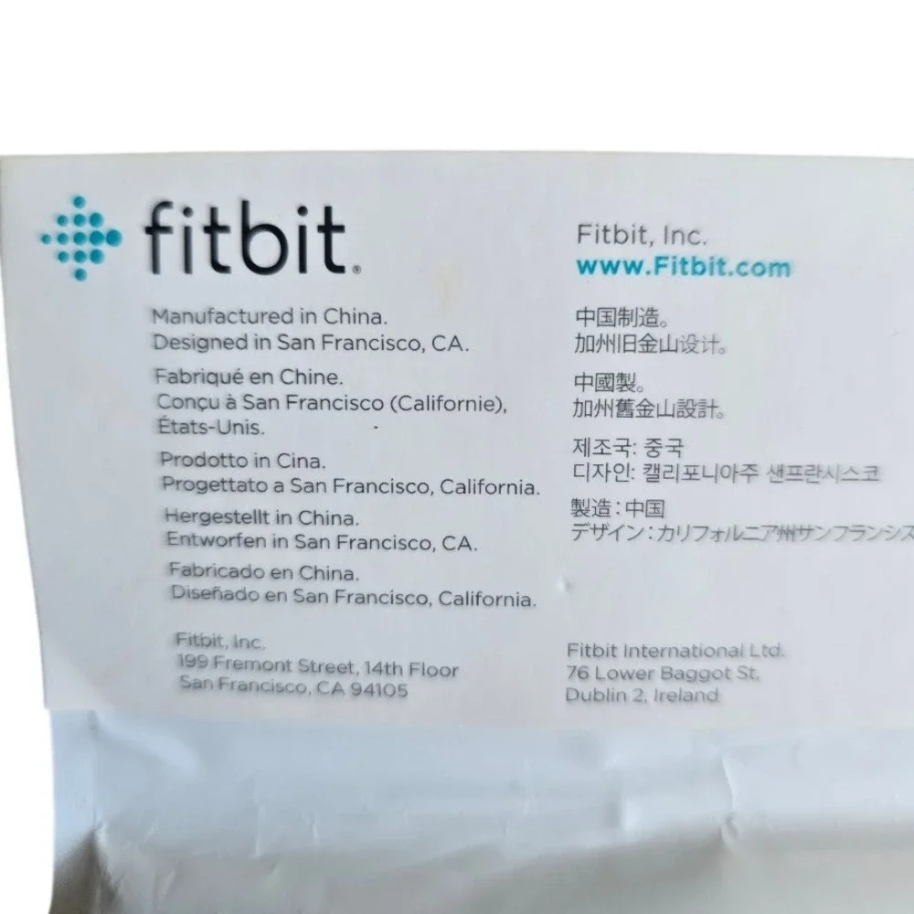 Fitbit OEM White Inspire HR Accessory Band Silicone Strap Unisex Small Fitness